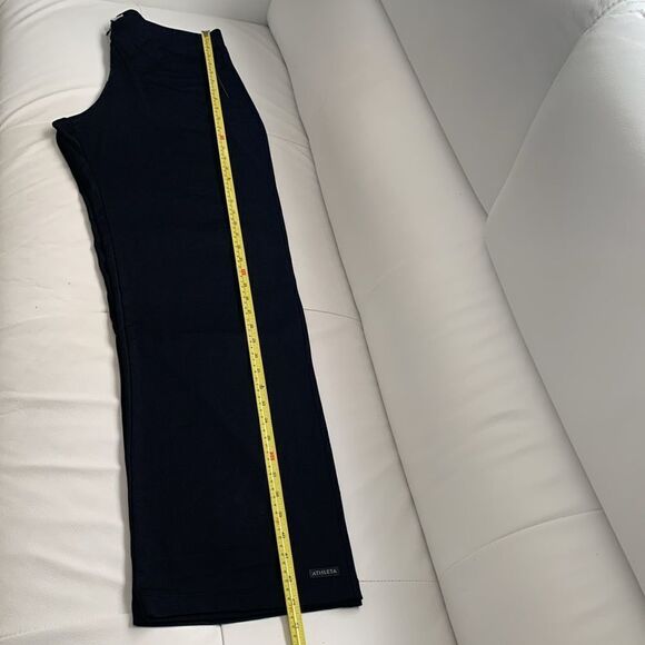 Athleta  High Rise Straight Zip Closure Front Pocket Logo Women’s Pants Size LT - Picture 5 of 7